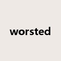 worsted是什么意思