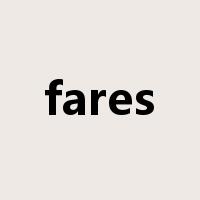 fares是什么意思