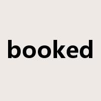 booked是什么意思