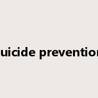 suicide prevention是什么意思