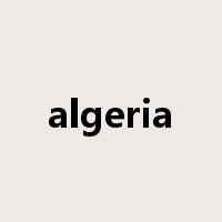 algeria是什么意思