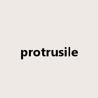 protrusile是什么意思