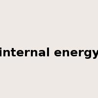 internal energy是什么意思