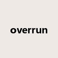 overrun是什么意思