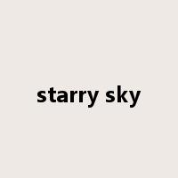 starry sky是什么意思