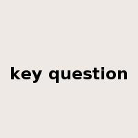 key question是什么意思