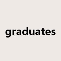 graduates是什么意思