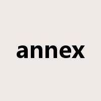 annex是什么意思