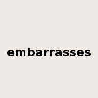 embarrasses是什么意思