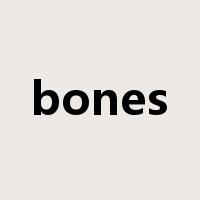 bones是什么意思