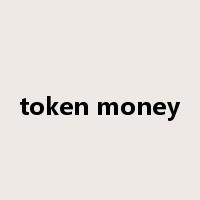token money是什么意思
