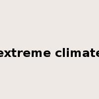 extreme climate是什么意思