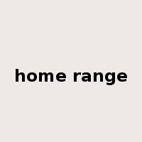 home range是什么意思