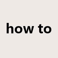 how to是什么意思