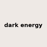 dark energy是什么意思
