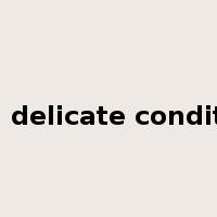 in a delicate condition是什么意思
