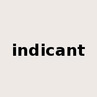 indicant是什么意思