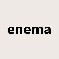 enema是什么意思