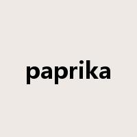 paprika是什么意思