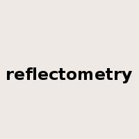 reflectometry是什么意思