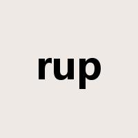 rup是什么意思