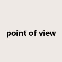 point of view是什么意思