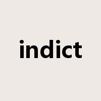 indict是什么意思