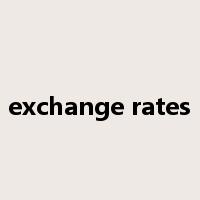 exchange rates是什么意思