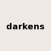 darkens是什么意思