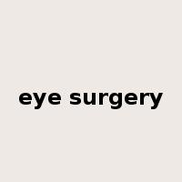 eye surgery是什么意思