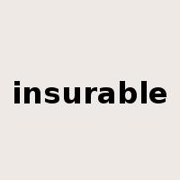 insurable