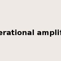 operational amplifier是什么意思