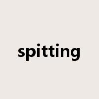spitting是什么意思