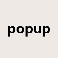 popup是什么意思