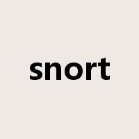 snort是什么意思