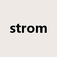 strom是什么意思