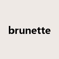 brunette是什么意思