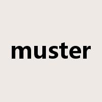 muster是什么意思