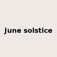 June solstice是什么意思