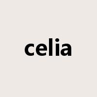 celia是什么意思