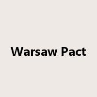 Warsaw Pact是什么意思