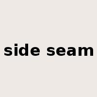 side seam是什么意思