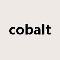 cobalt是什么意思