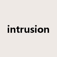 intrusion是什么意思