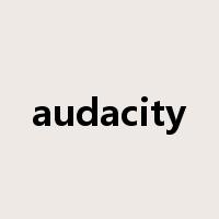 audacity是什么意思