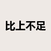 比上不足，比下有余是什么意思