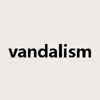 vandalism是什么意思