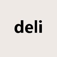 deli是什么意思