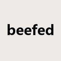 beefed是什么意思