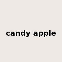 candy apple是什么意思